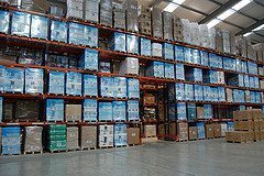 Racks of Warehouse Storage space